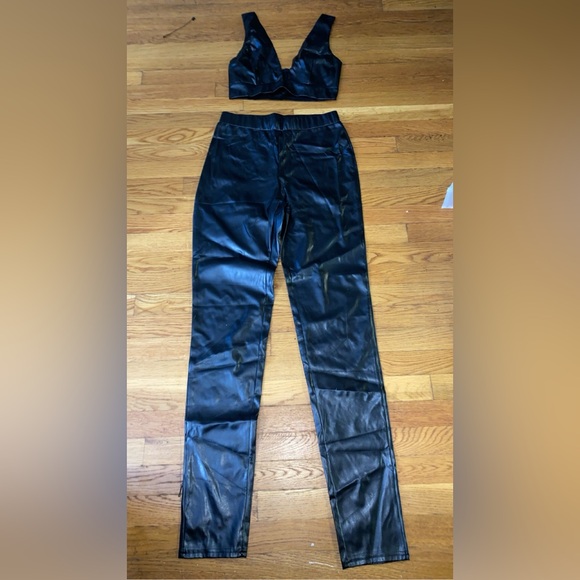 New -leather two piece set - Picture 3 of 3